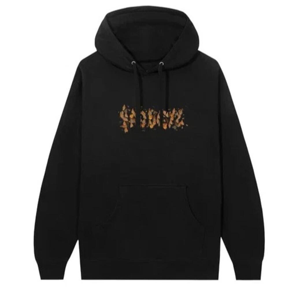 Anti Social Social Club X Sadboyz All The Butterflies Hoodie - Black[Size Large]